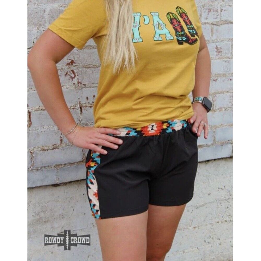 Rowdy Crowd Aztec Print Shorts 2XL